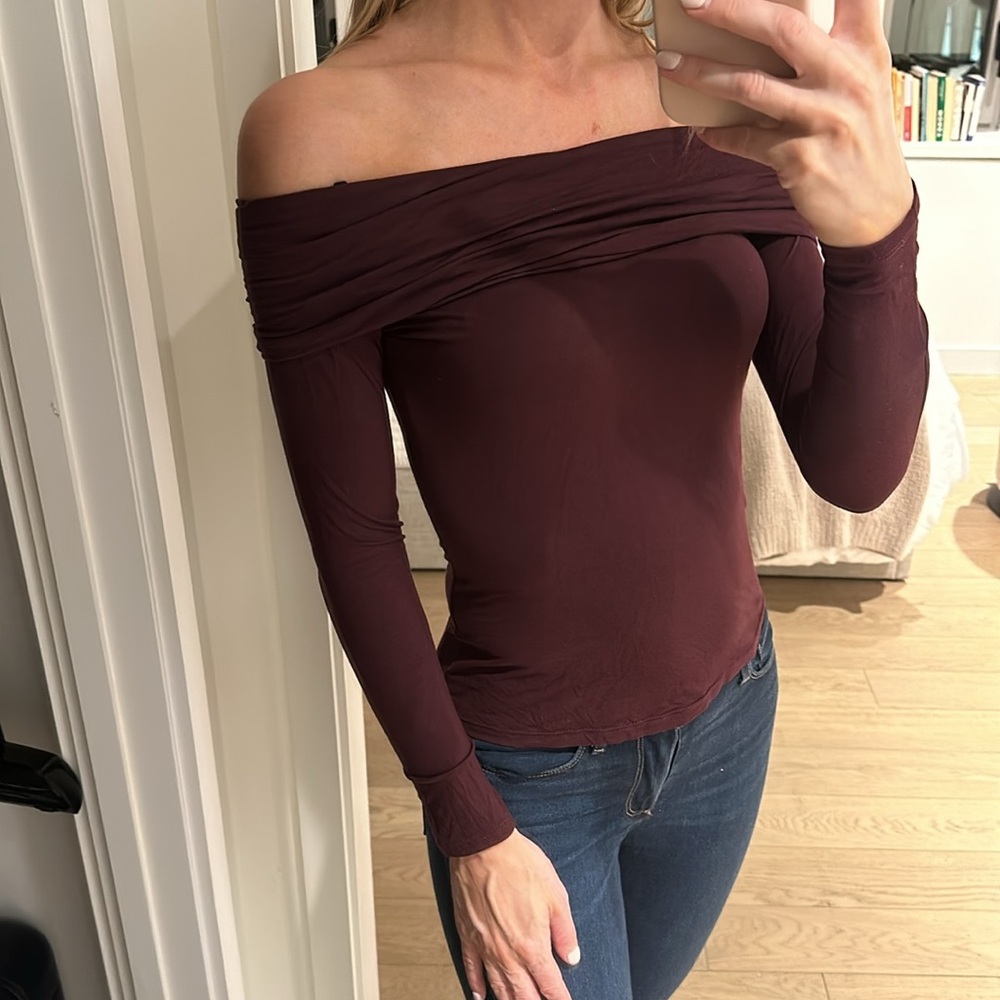 Bailey 44 Off The Shoulder Long Sleeve Top